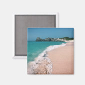Aimant La plage des Bermudes (Recto/Verso)