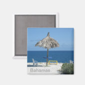 Aimant La plage des Caraïbes (Recto/Verso)