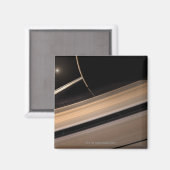 Aimant La planète Saturne dans le système solaire, gros p (Recto/Verso)