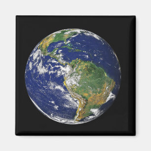 Aimant La pleine terre montrant l'Amérique du Sud