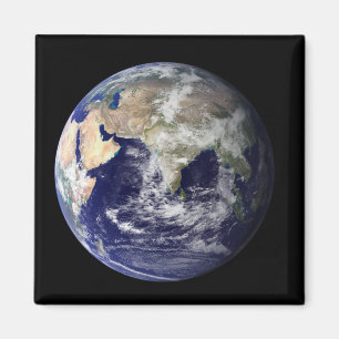 Aimant La pleine terre montrant l'Europe et l'Asie