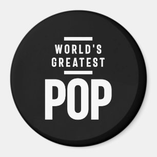 Aimant La plus grande pop du monde Cadeau Père Grand-Pè