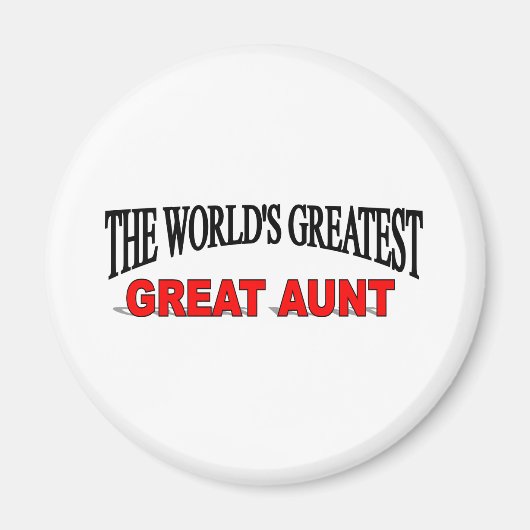 Aimant La plus grande tante du monde (Devant)