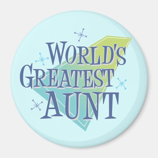 Aimant La plus grande tante du monde (Devant)