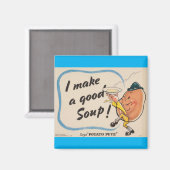 Aimant La pomme de terre fait une bonne soupe (Recto/Verso)