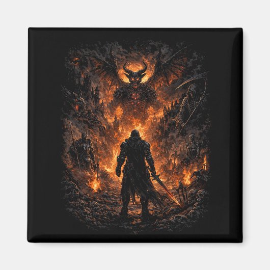 Aimant La Porte de l'Enfer (Devant)