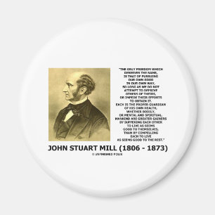 Aimant La poursuite de liberté de John Stuart Mill