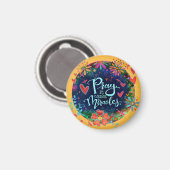 Aimant La prière cause Miracles Plutôt Floral Irelyn (Recto/Verso)