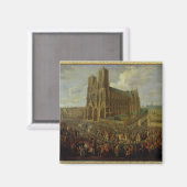 Aimant La procession du roi Louis XV (Recto/Verso)