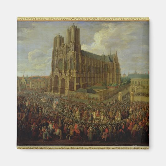 Aimant La procession du roi Louis XV (Devant)