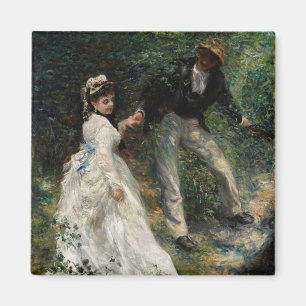Aimant La Promenade Renoir Couple Walking Peinture Art