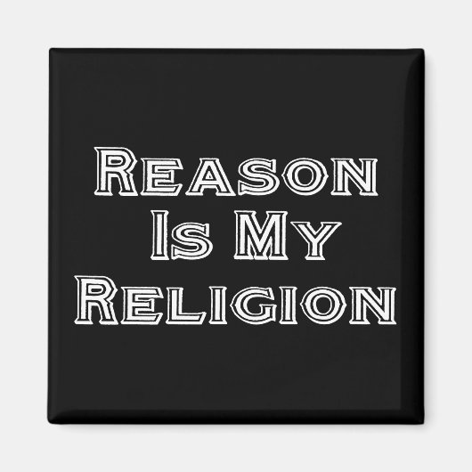 Aimant La raison est ma religion (Devant)