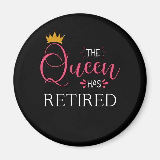 Aimant La reine a pris sa retraite des cadeaux pour les f (Devant)