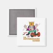 Aimant La reine du Hoverboard (Recto/Verso)