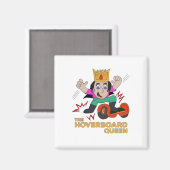 Aimant La reine du Hoverboard (Recto/Verso)