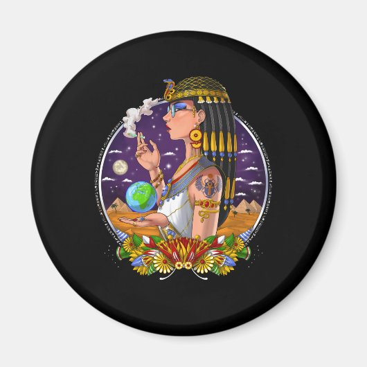 Aimant La reine égyptienne Cléopatra (Devant)