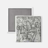 Aimant La reine Elizabeth I à une chasse au cerf (Recto/Verso)