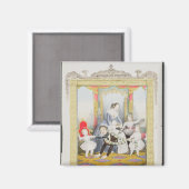 Aimant La reine et le Prince Albert à la maison (Recto/Verso)