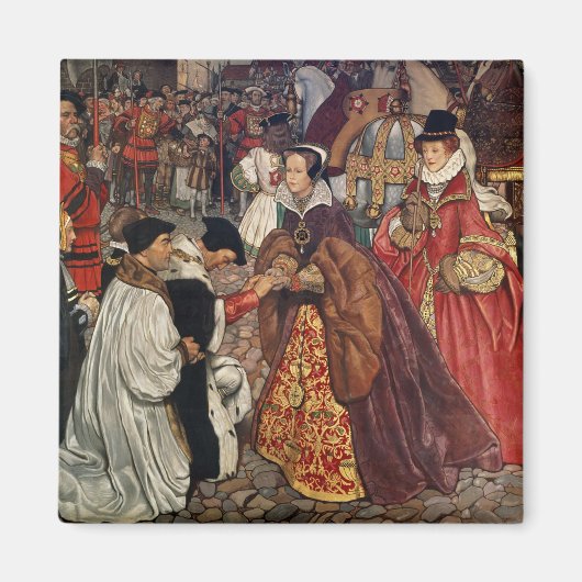 Aimant La reine Mary et la princesse Elizabeth entrent (Devant)