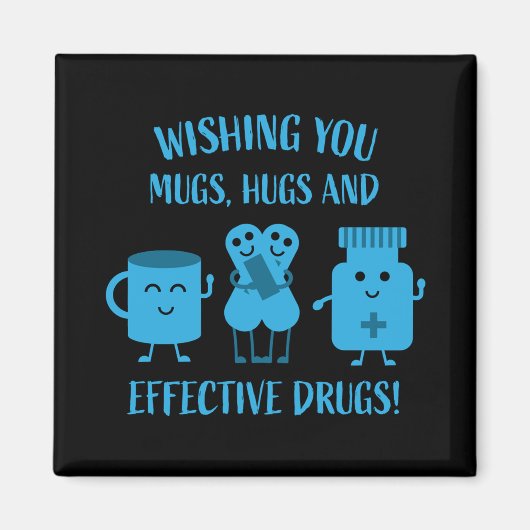 Aimant La reprise de la santé se porte bien bientôt (Devant)