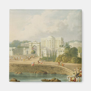 Aimant La résidence britannique à Hyderabad en 1813, de V