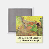 Aimant La Résurrection de Lazare par Vincent van Gogh (Recto/Verso)