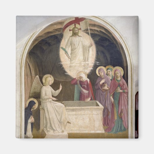 Aimant La Résurrection du Christ et des Pieuses Femmes à (Devant)