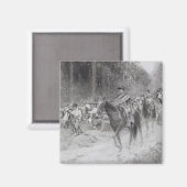 Aimant La retraite de Washington des grandes prairies (Recto/Verso)