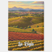 Aimant La Rioja Espagne Voyage (Recto)