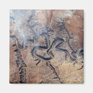 Aimant La Rivière Verte Et Ses Canyons Tributaires Dans L