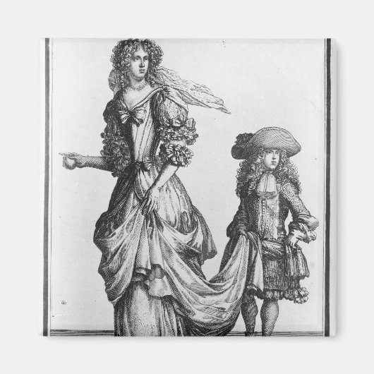 Aimant La robe de ville d'été, 1678 (Devant)