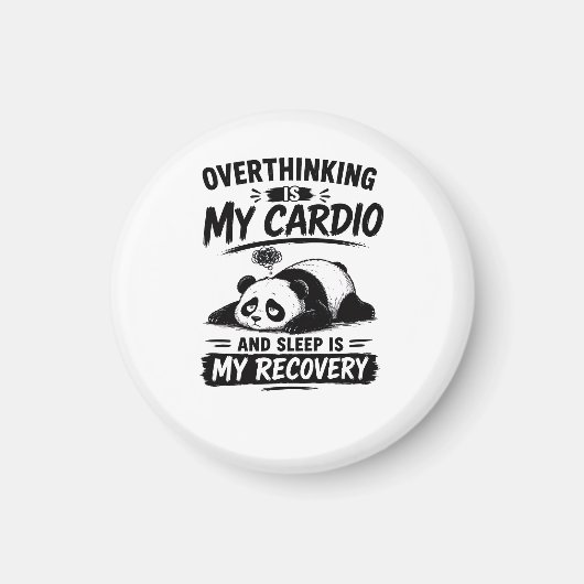 Aimant La rumination est mon cardio (Devant)