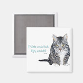 Aimant La sagesse des chats - si les chats pouvaient parl (Recto/Verso)