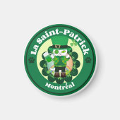 Aimant La Saint-Patrick à Montréal (Devant)
