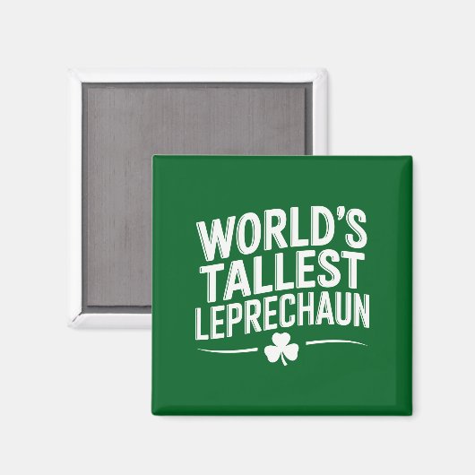 Aimant La Saint-Patrick du plus grand lutin du monde (Recto/Verso)