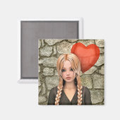 Aimant la Saint-Valentin (Recto/Verso)