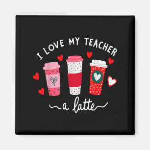 Aimant La Saint-Valentin des professeurs J'aime mon profe