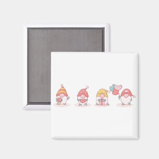 Aimant La Saint Valentin naît. (Recto/Verso)