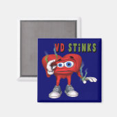 Aimant La Saint Valentin pue (Recto/Verso)