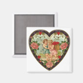 Aimant La Saint-Valentin victorienne à mon amour II (Recto/Verso)