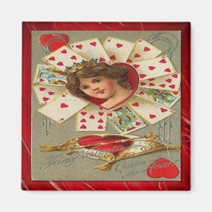 Aimant La Saint-Valentin Victorienne La Reine Des Coeurs