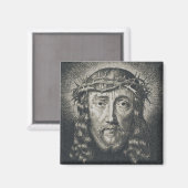 Aimant La Sainte Face couronnée d'épines (Recto/Verso)