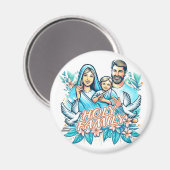 Aimant La Sainte Famille (Recto/Verso)