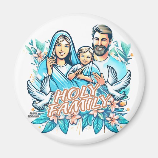 Aimant La Sainte Famille (Devant)