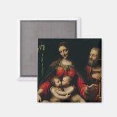 Aimant La Sainte Famille avec l'Enfant Saint Jean (Recto/Verso)