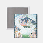 Aimant La Sainte Famille de Shiva et Parvati (Recto/Verso)