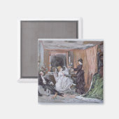 Aimant La salle d'habillage de Hortense Schneider (Recto/Verso)