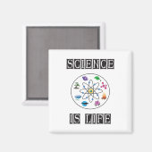Aimant La science est la vie (Recto/Verso)