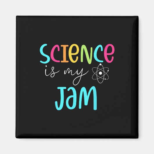 Aimant La science est ma confiture Mignon professeur de s (Devant)