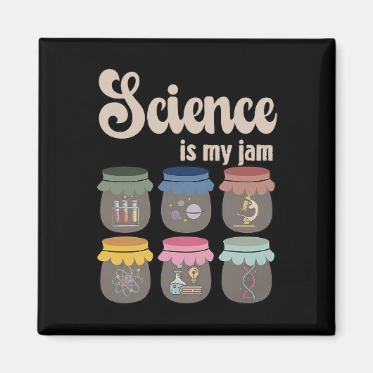 Aimant La science est ma jam professeure Stem Étudiante É (Devant)